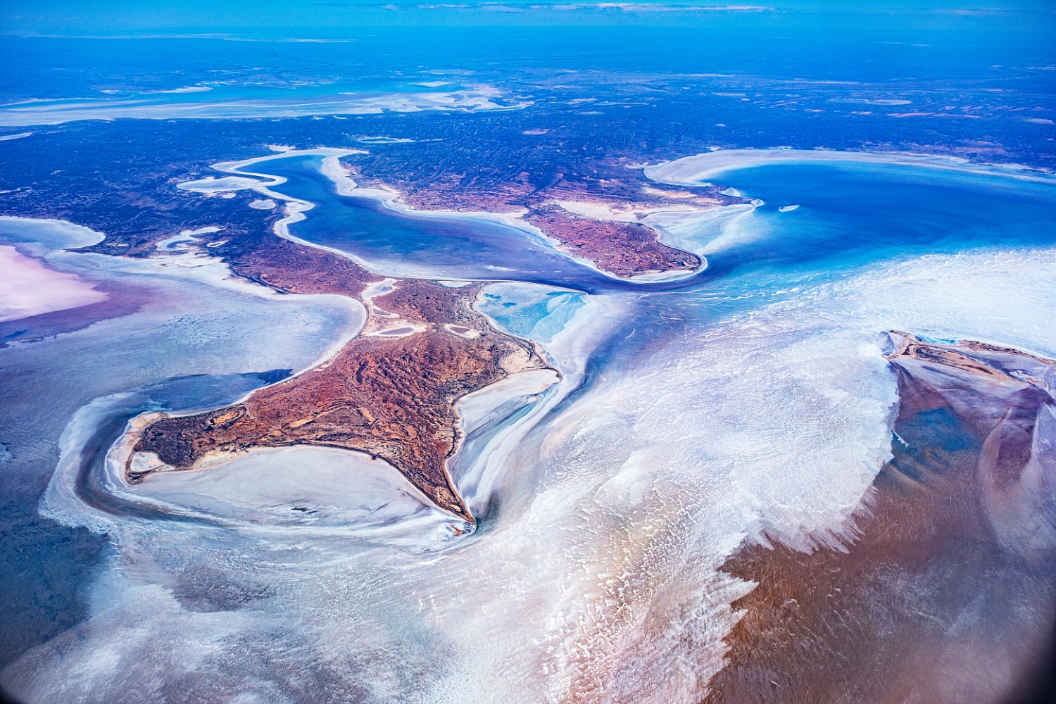 Vista aérea del Outback australiano