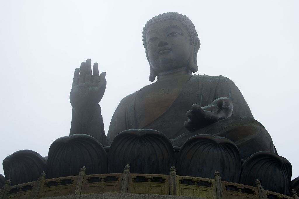 Hong Kong, Lantau Island, Giant buddha