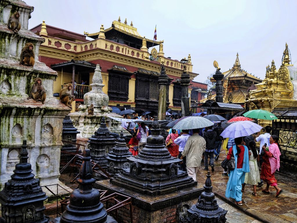 Kathmandu, Templo de los monos (Swayambhunath)
