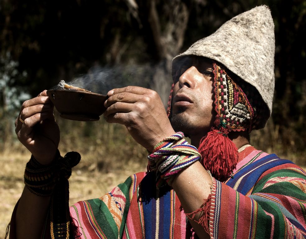 Ceremonia de pago a la Pachamama (Madre Tierra)