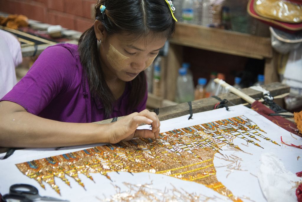 Mandalay, taller de artesanía