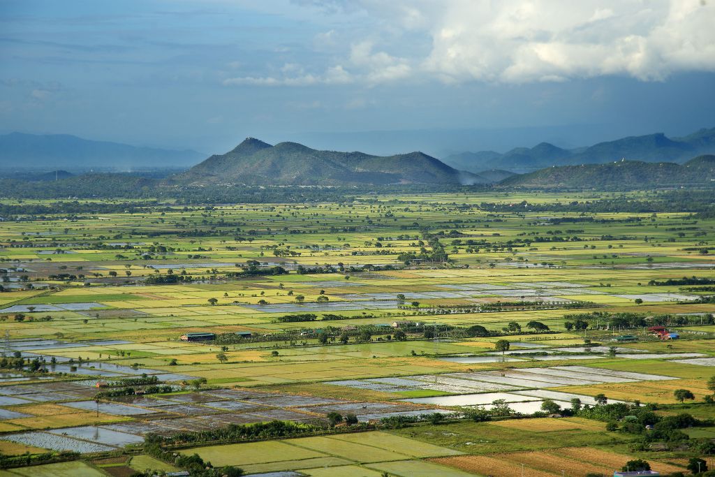 Vistas desde la colina de Mandalay