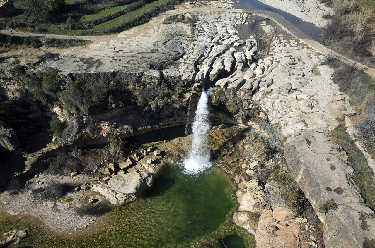 Salt de la Portellada, río Tastavins (Teruel)