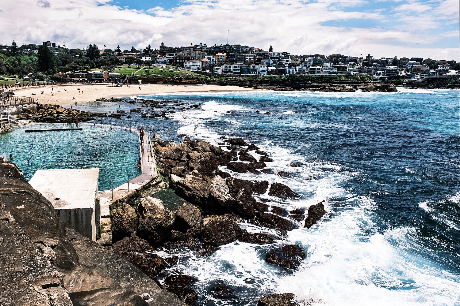 Sidney, Bondi to Coogee Coastal Walk, Bronte Beach