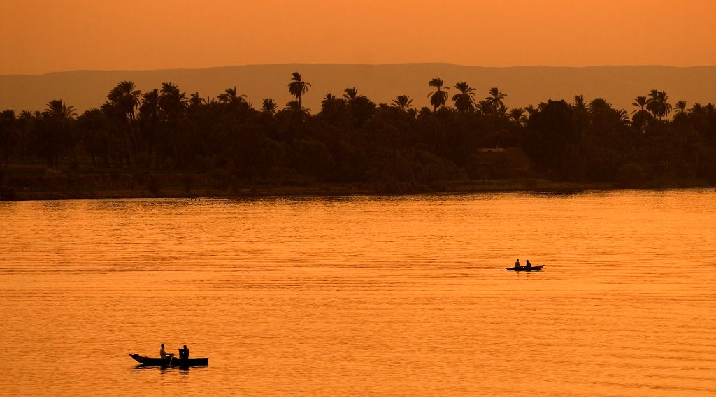 Atardecer en el Nilo