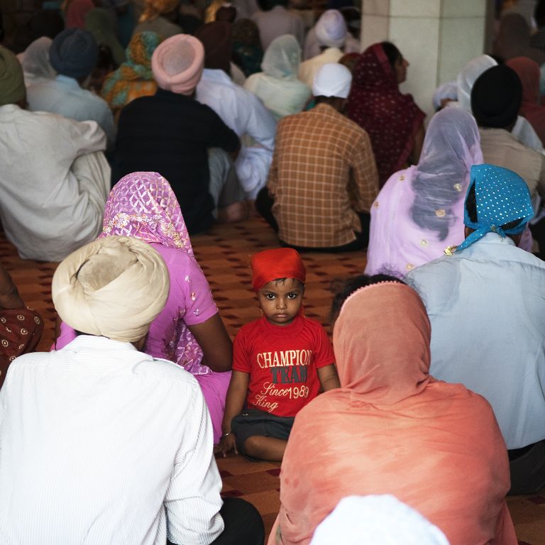 Delhi, Templo sij Gurudwara Bangla Saheb