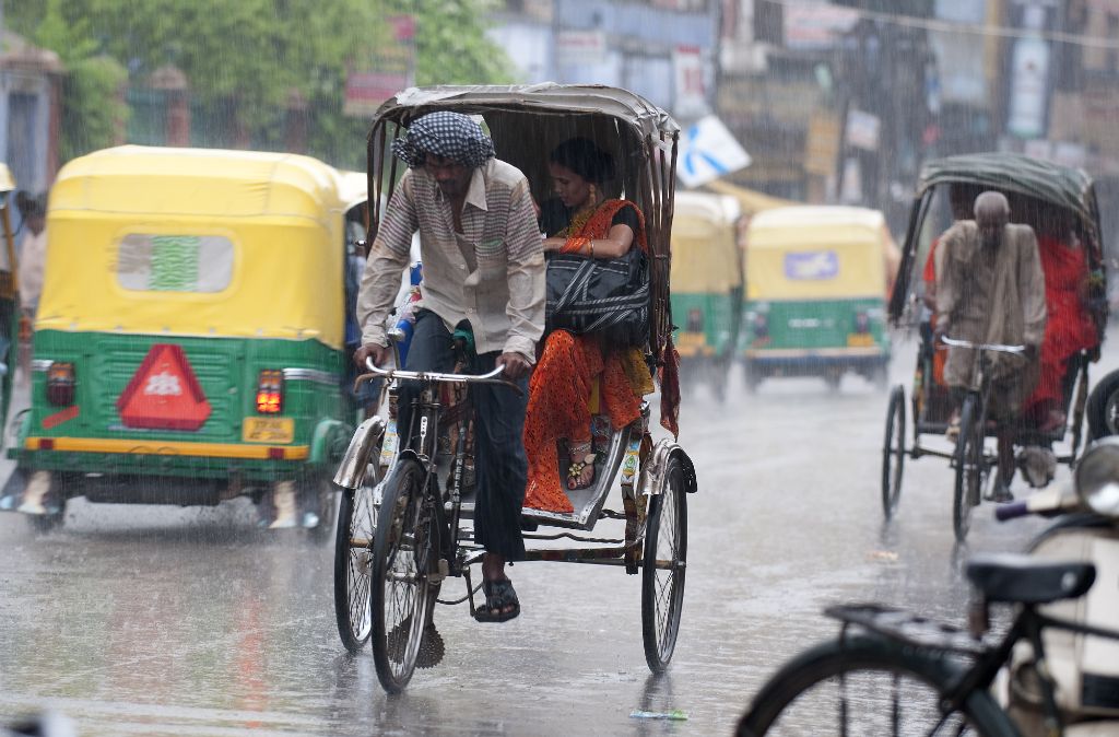 Benarés (Varanasi), bajo el monzón