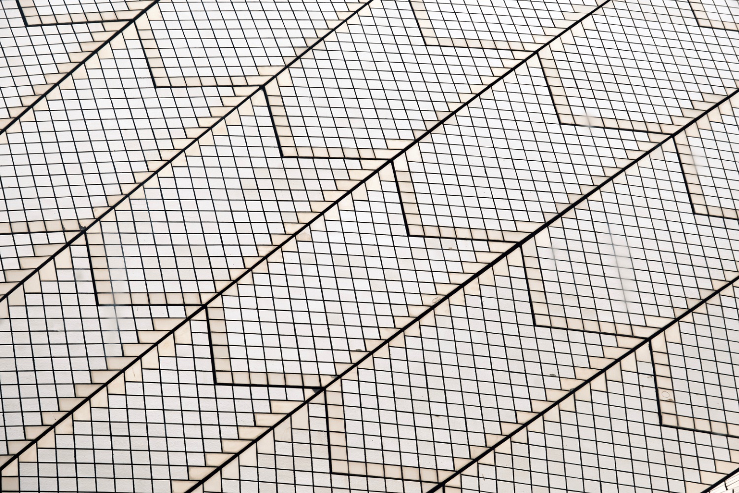 Sydney, the Opera House, tiles on the facade