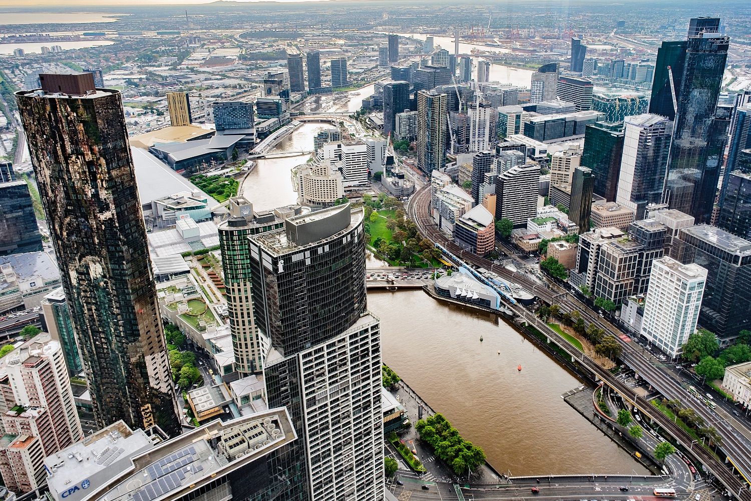 Melbourne, view from the Eureka Tower