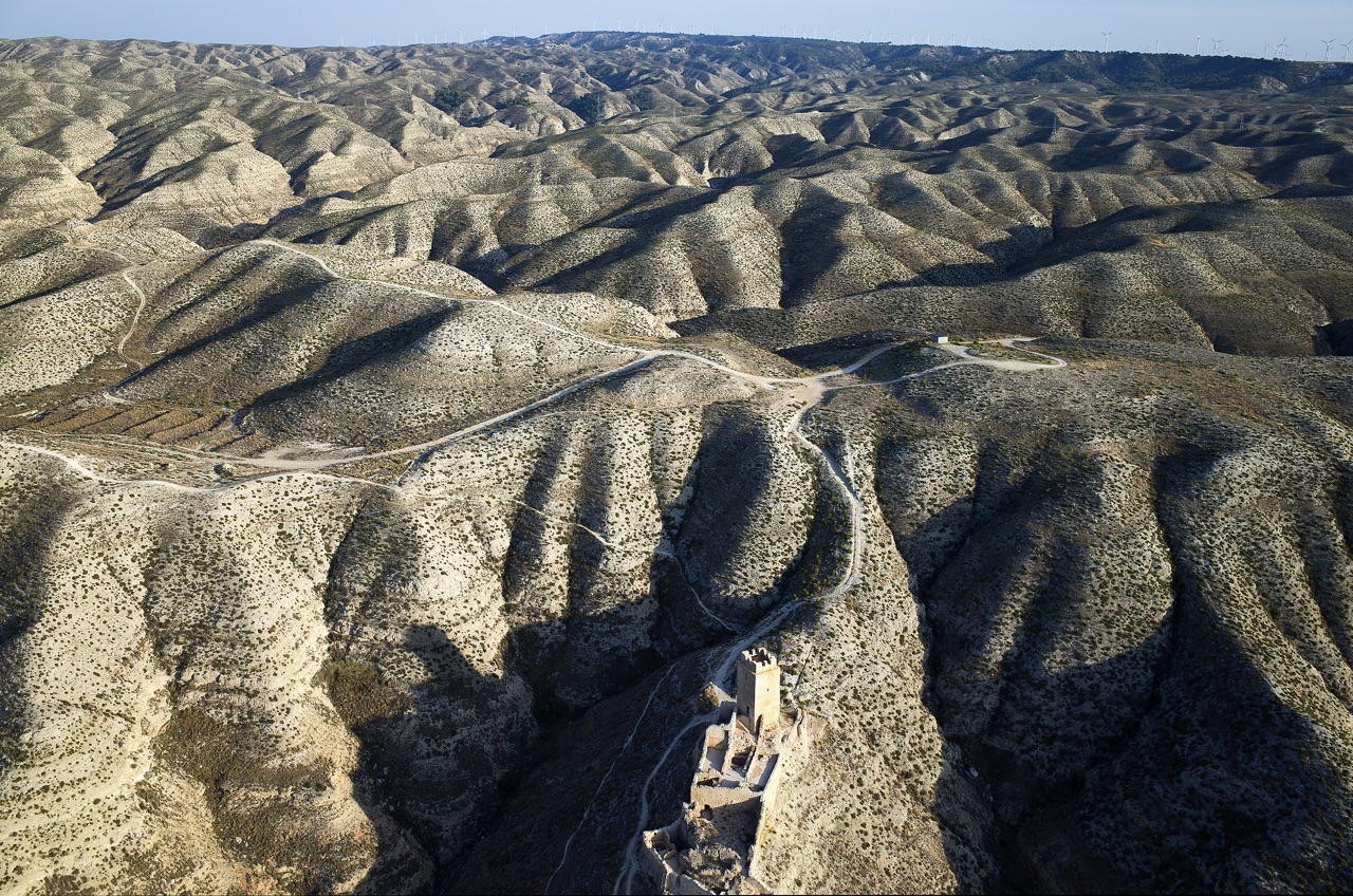 Sana Fe castle and Monegros (Zaragoza)
