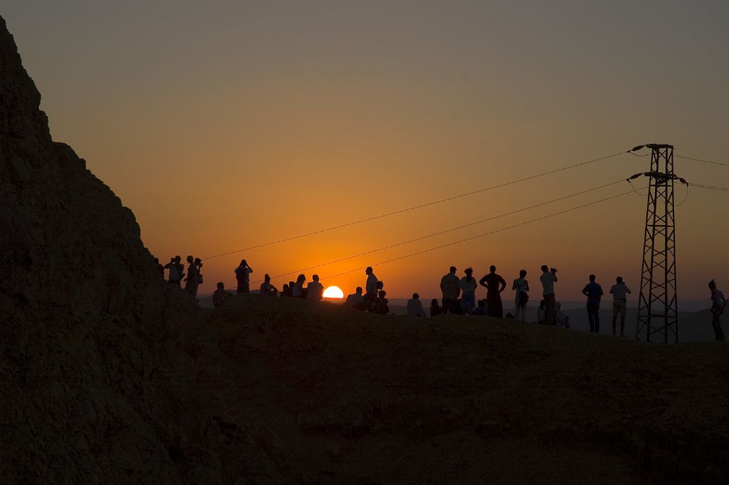 Sunset at Palmira Castle (Syria), 2005