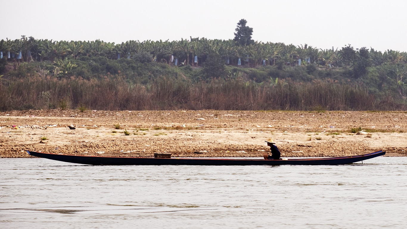 Sailing on the Mekong River