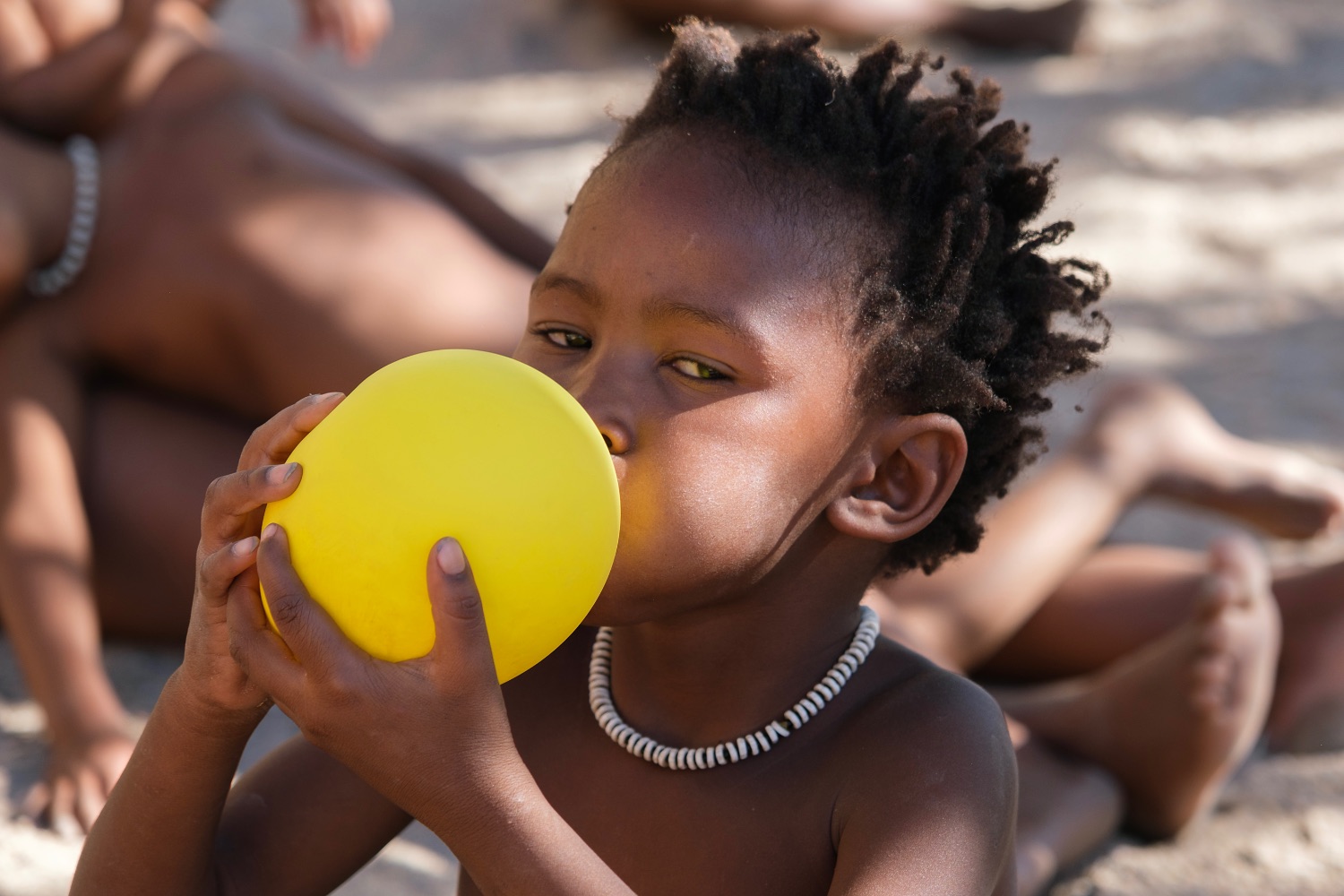 Child from the San tribe (Bushmen)