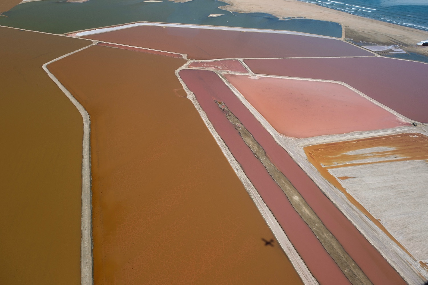 Walvis Bay, salt flats