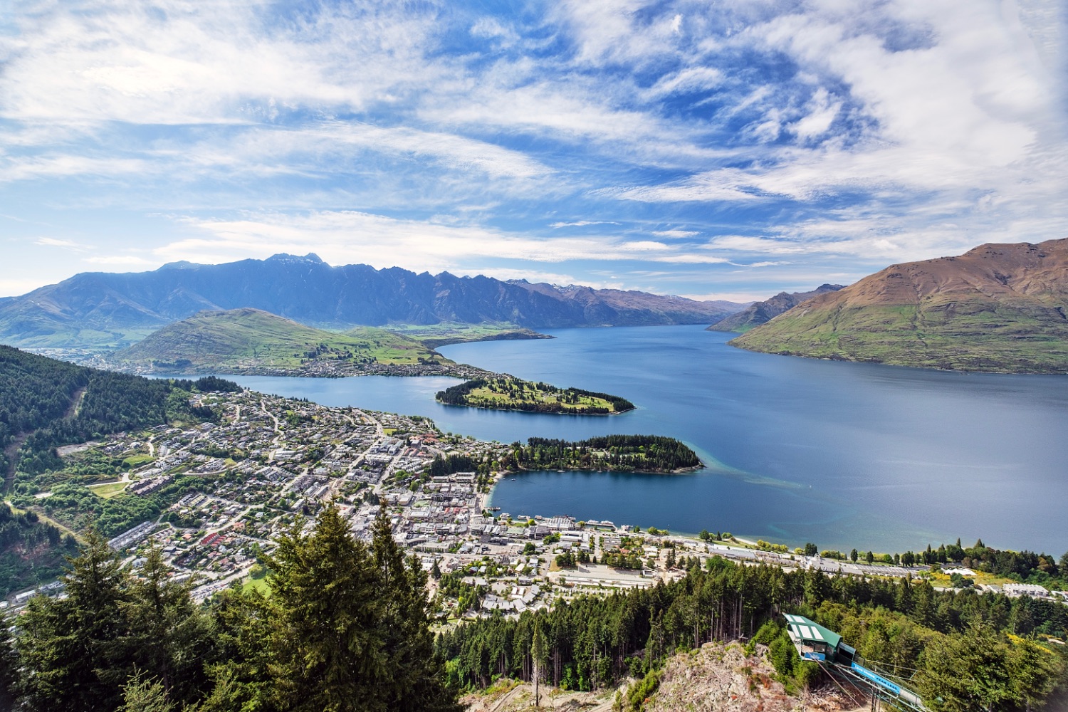 Queenstown, view from the Skyline Gondola