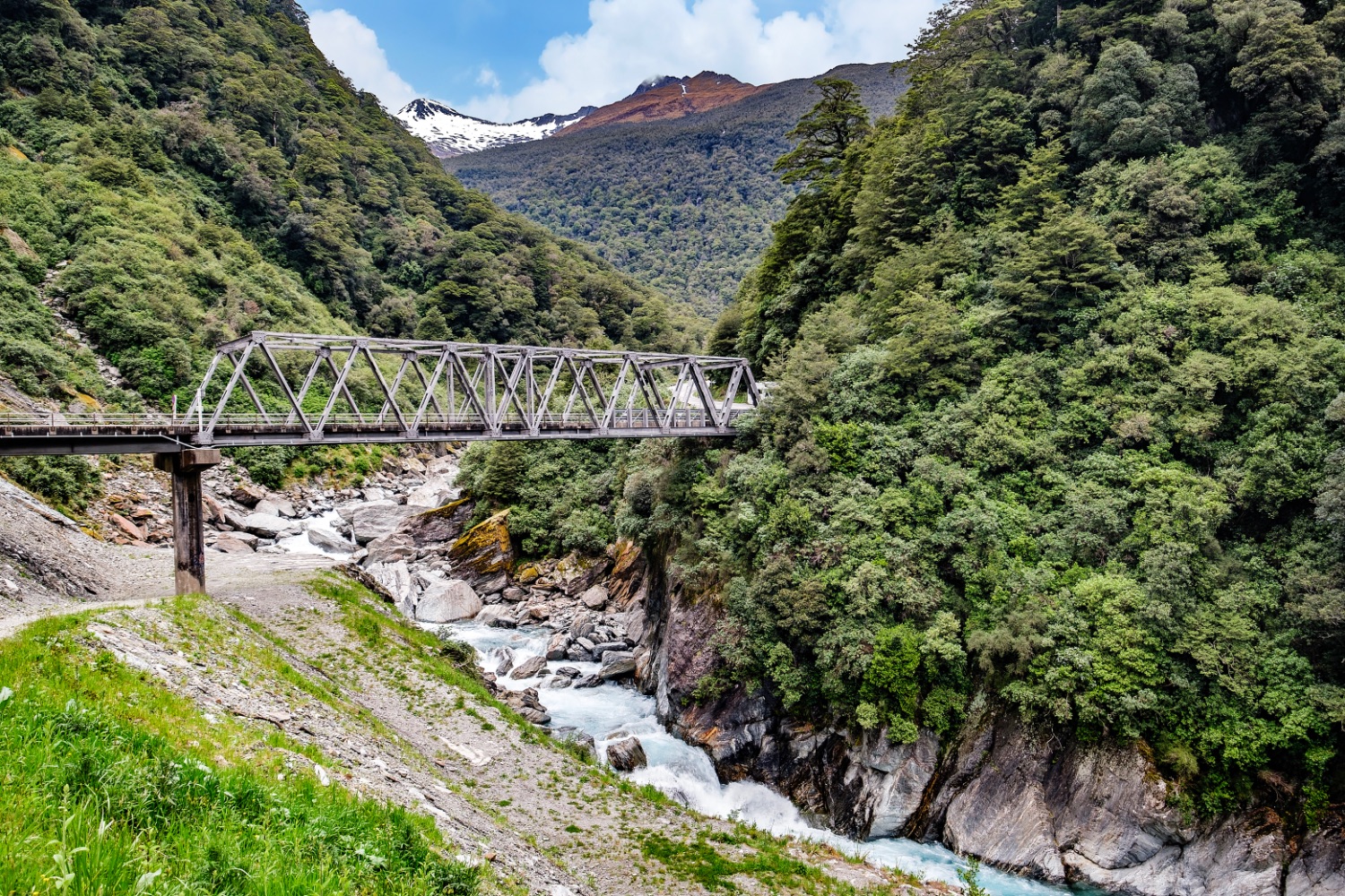 Haass Past, Gates of Haast Bridge