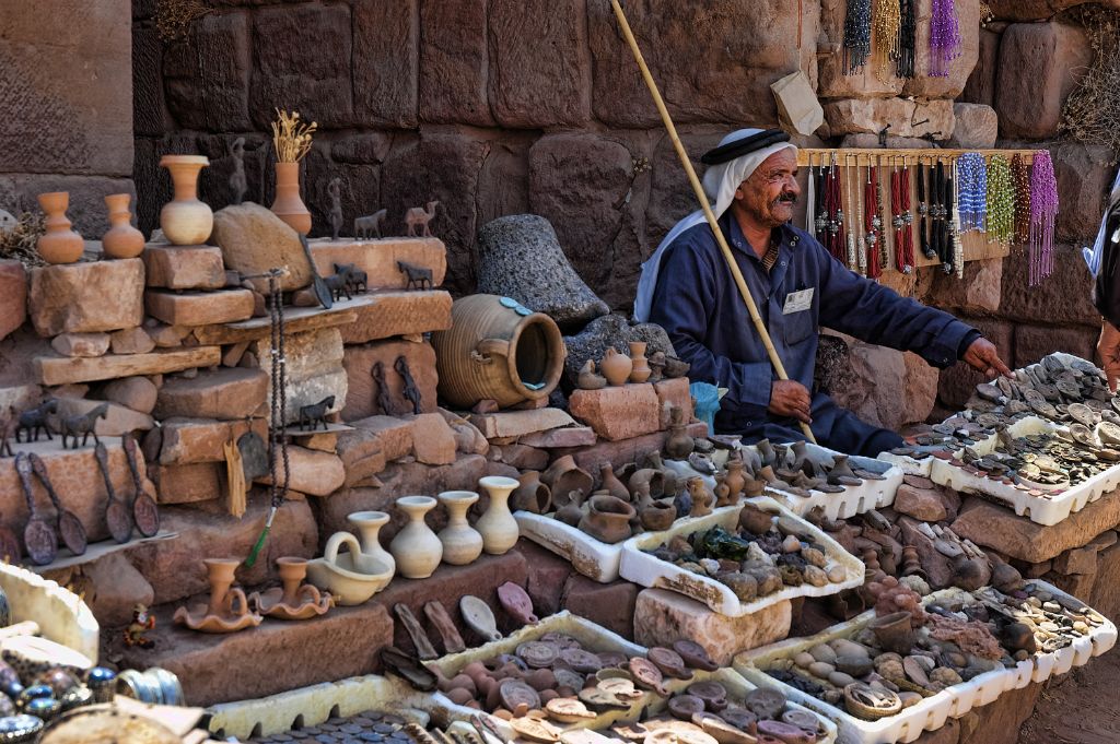 Souvenirs seller