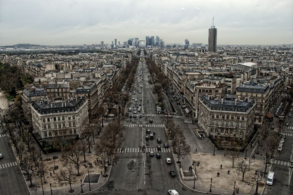 Views from the Arc de Triomphe