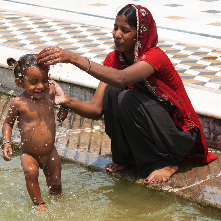 Delhi, Sikh temple Gurudwara Bangla Saheb
