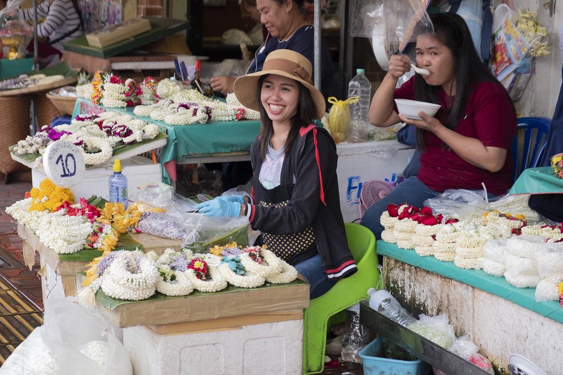 Bangkok, mercado de flores