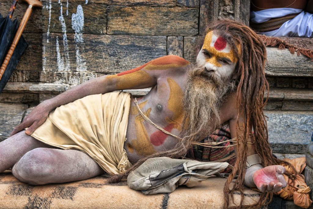 Kathmandu, Pashupatintah, sadhu