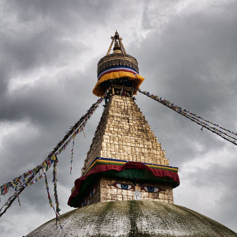 Kathmandu, templo budista de Bodhnath