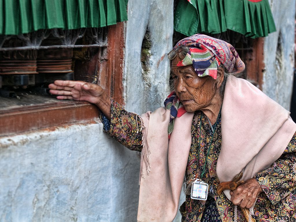 Kathmandu, templo budista de Bodhnath