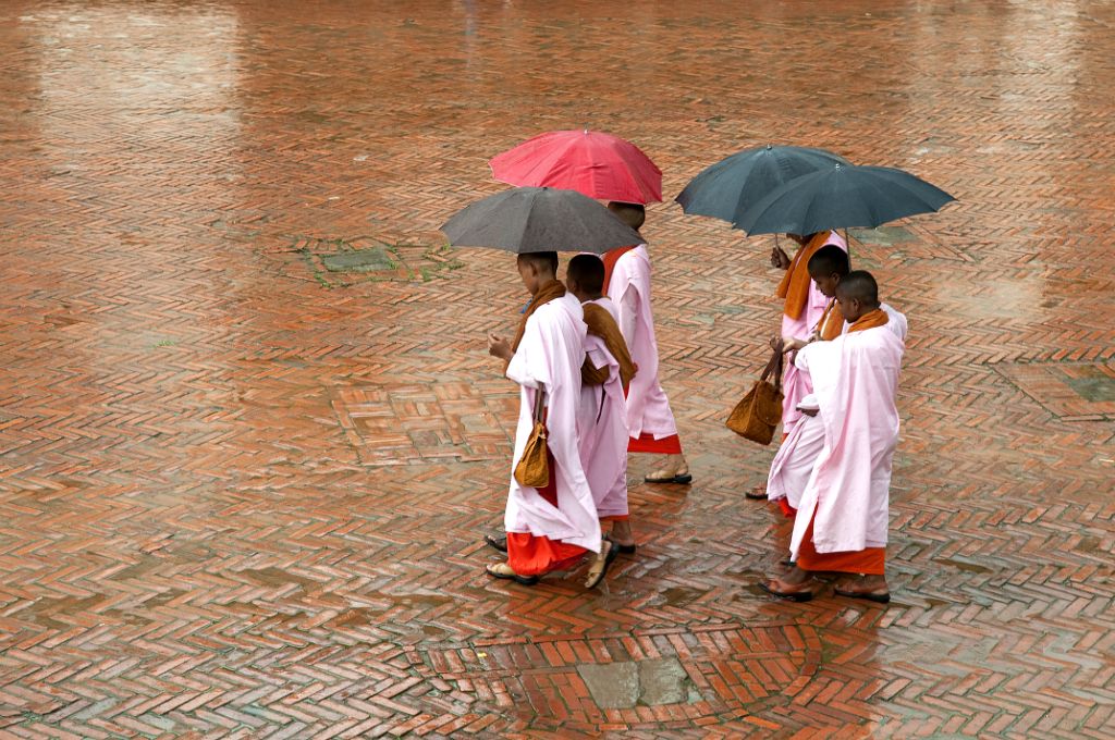 Bhaktapur, monjas buditas