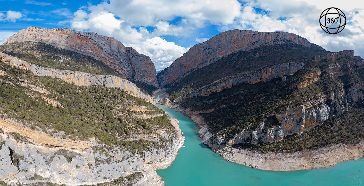 Montfalcó - Congosto de Montebrei (Huesca) - Fotografía en 360º (pinchar en la imagen para navegar por ella)