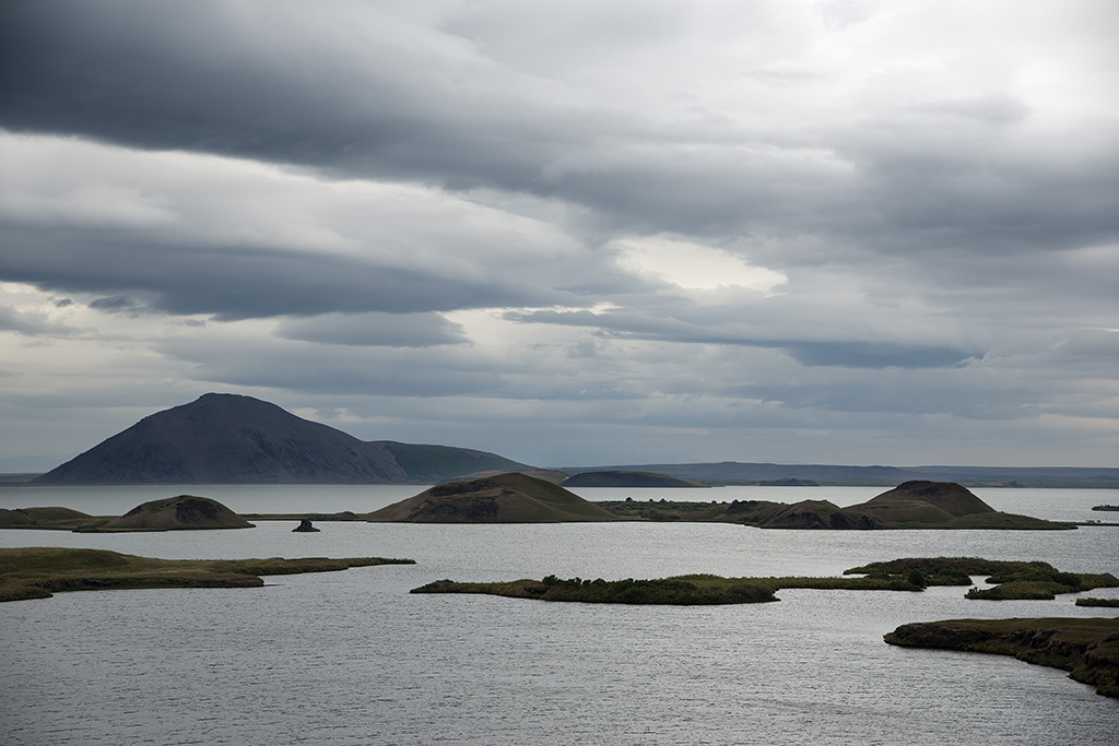 Lago Mývatn, Höfdi, pseudocráteres
