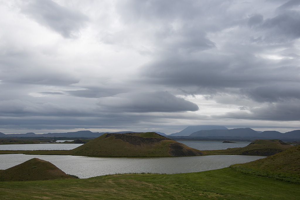 Lago Mývatn, Höfdi, pseudocráteres