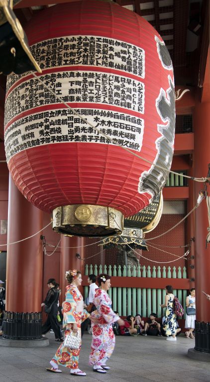 Tokio, templo Senso-ji, barrio de Asakusa