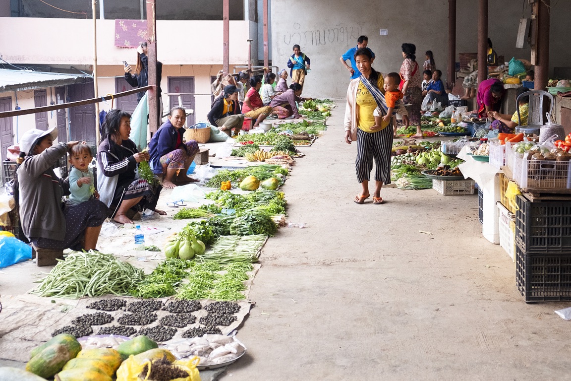 Pakbeng, mercado