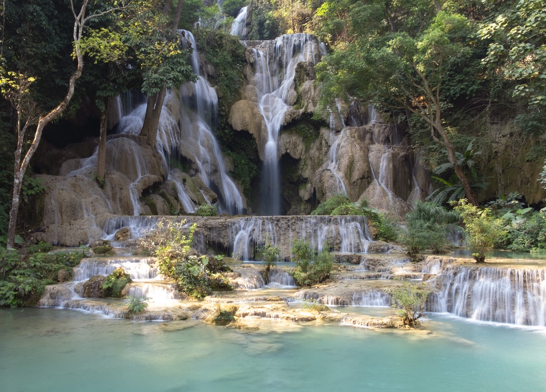 Luang Prabang, cascadas Kuang Si