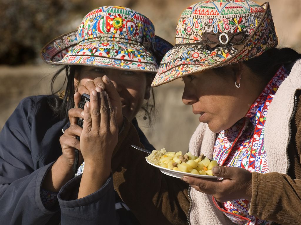 Campesinas en el Cañon del Colca