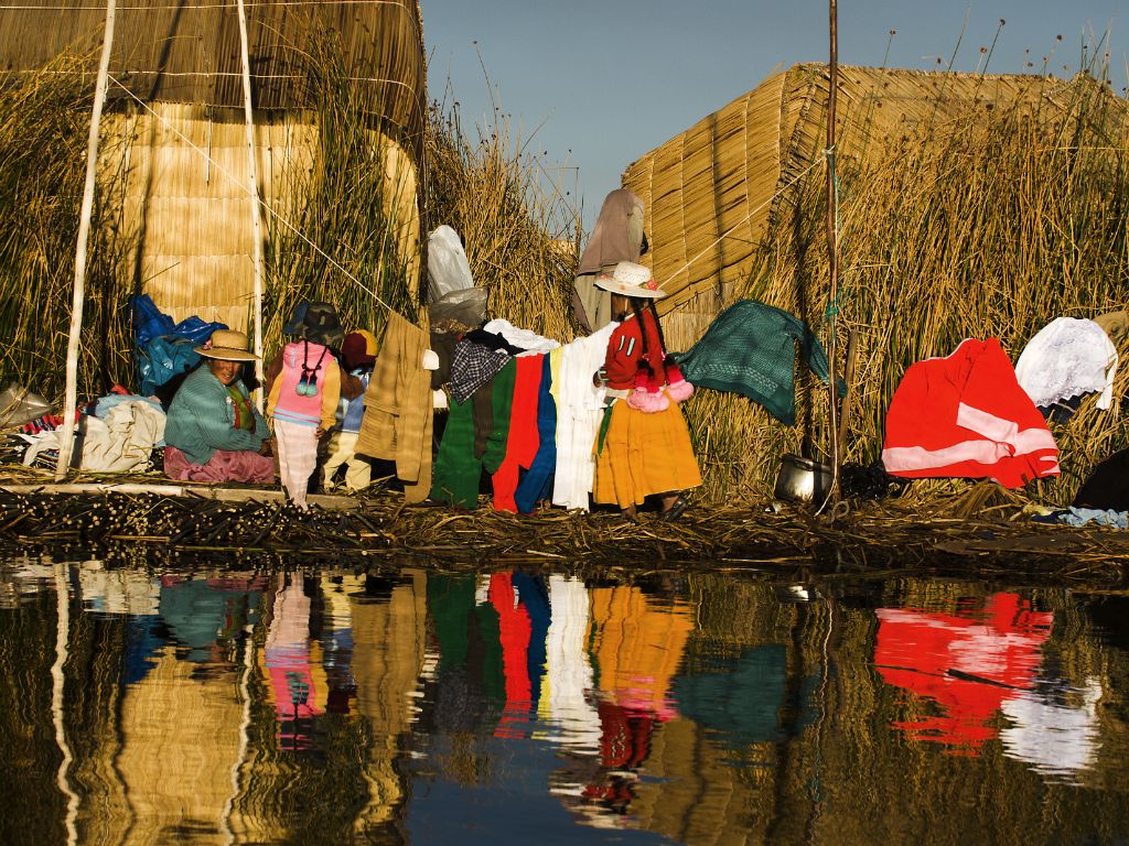 Islas flotantes de los Uros (Lago Titicaca)