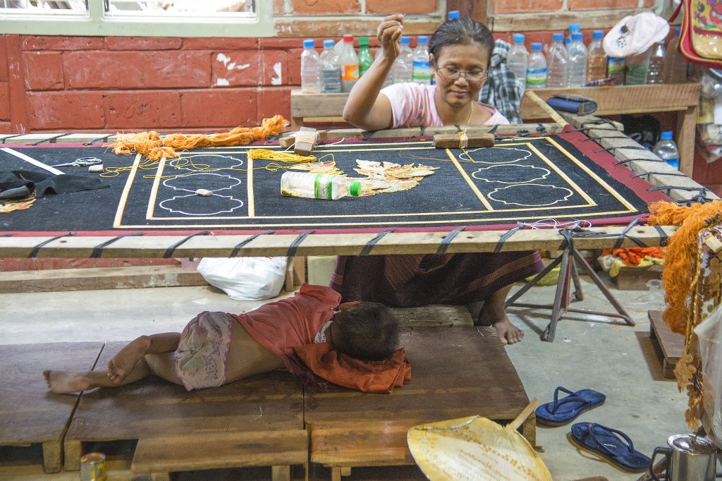 Mandalay, taller de artesanía