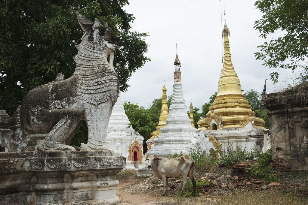 Pueblo Maru Ale en la carretera de Monywa a Bagan