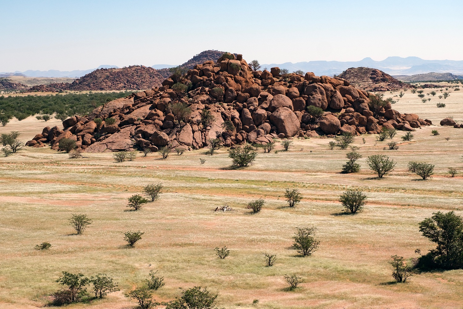 Paisaje de la región de Damaraland