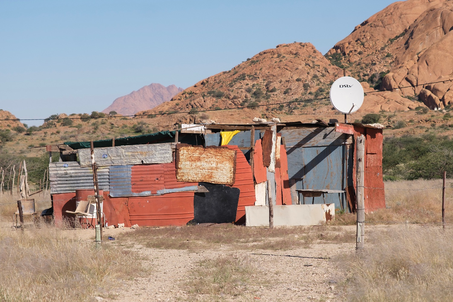 Vivienda en el área de Spitzkoppe