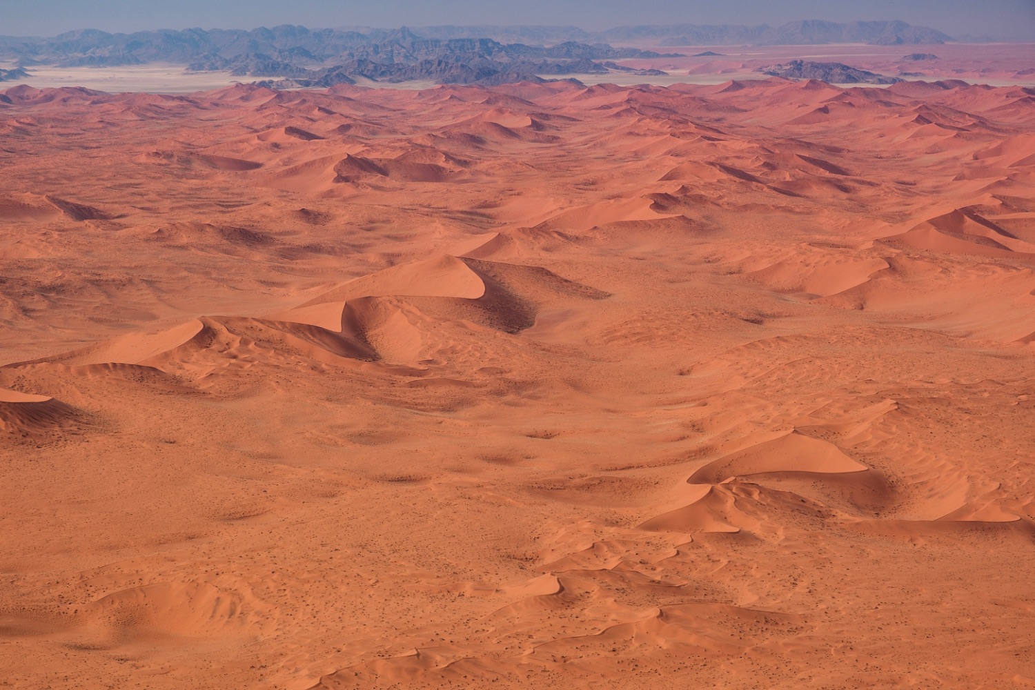 Desierto del Namib, vista aérea