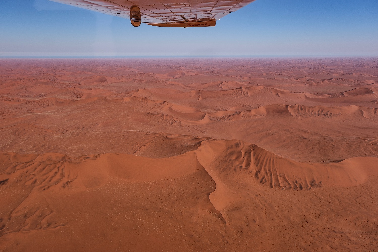 Desierto del Namib, vista aérea