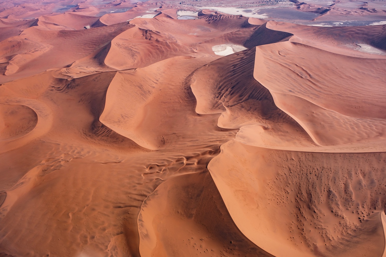 Desierto del Namib, vista aérea