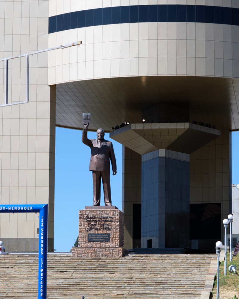Windhoek, Sam Nujoma, primer presidente de la independencia