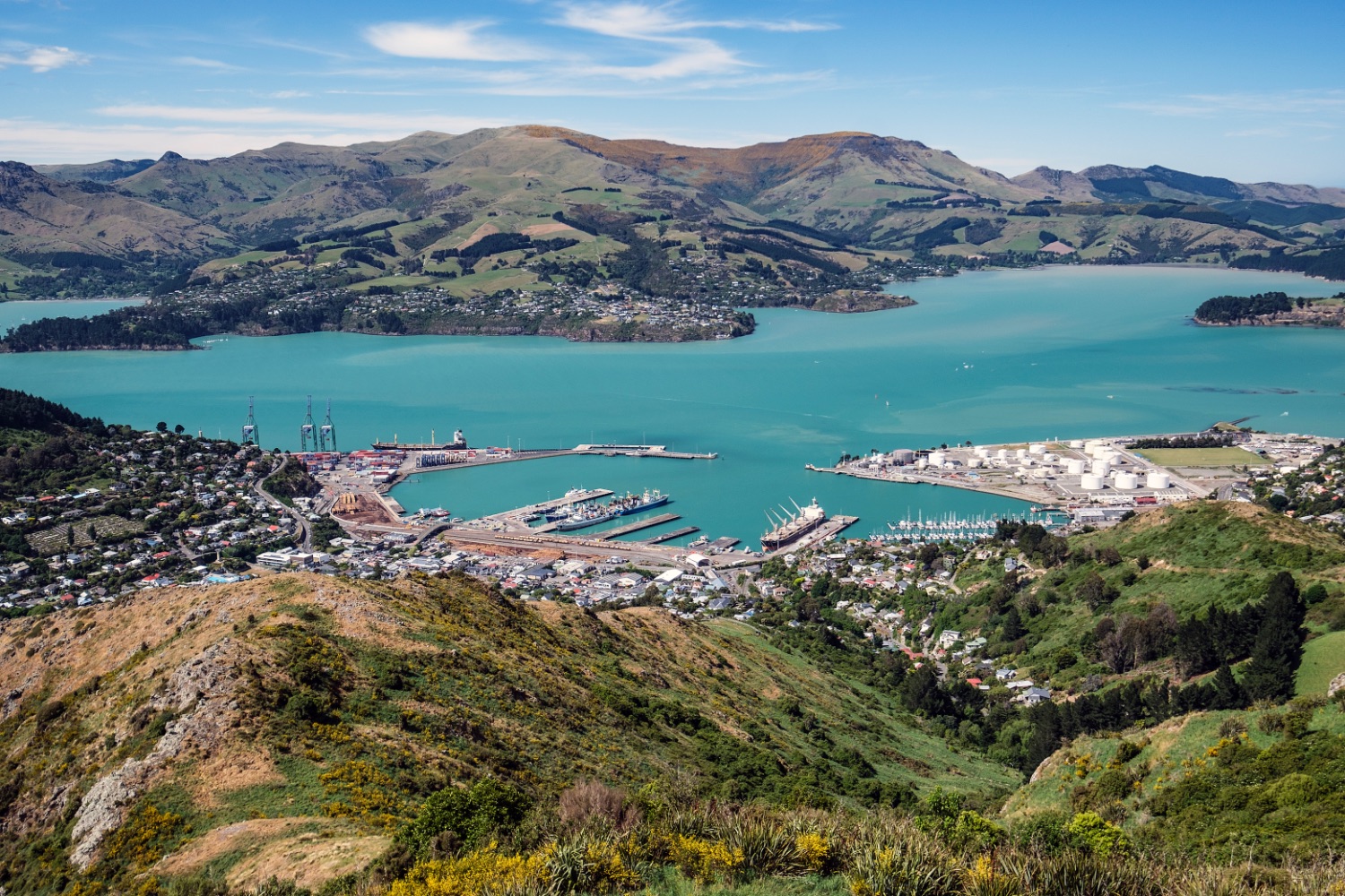 Christchurch, vistas desde la subida en Gondola