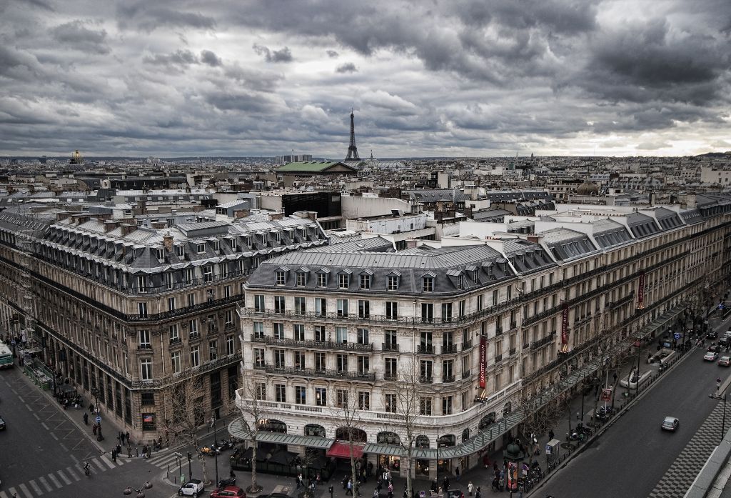 Vista desde la azotea de Galerías La Fayette