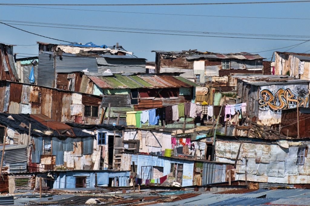 Township en las afueras de Ciudad del Cabo