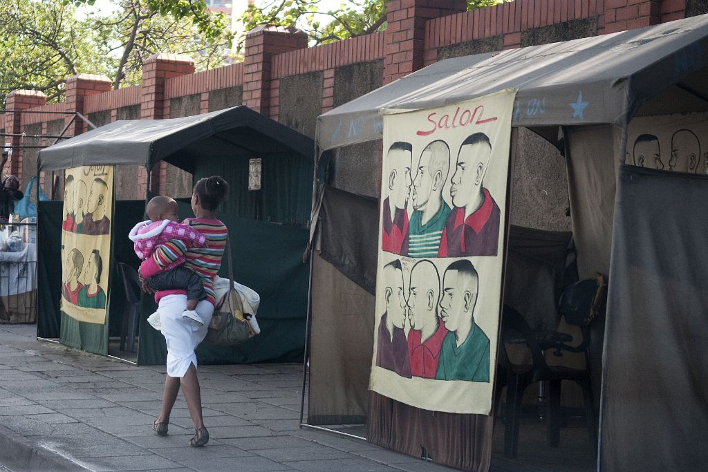 Durban, peluquerías en la calle